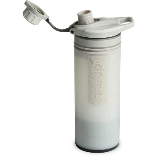 Grayl Geopress® Wasserfilter Purifier Bottle 0,7 l peak white weiß