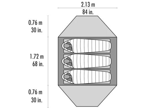 MSR Elixir™ 3 Zelt V2 grün