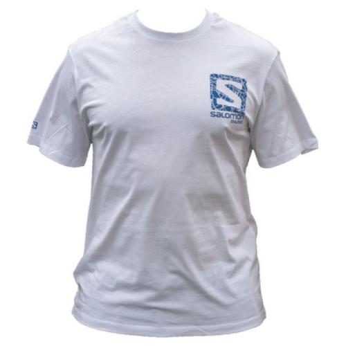 Salomon Logo T-Shirt weiß M